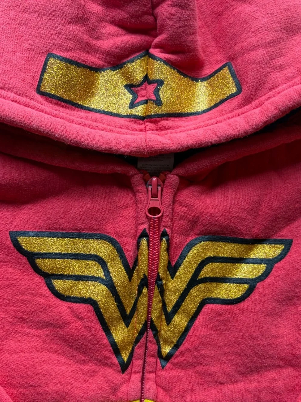 DC Comics Wonder Woman full-zip hoodie Costume Halloween dress-up toddler 5T